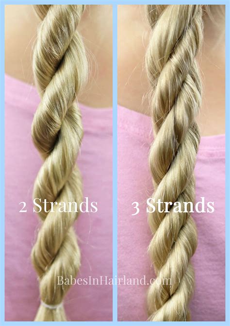 How To Do a 3 Strand Twist | Triple Twist or 3 Strand Twist