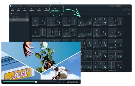 Split Screen Effects To Create Video In Filmora Tips E Architect