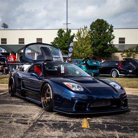 Blue Acura Nsx At Tuner Fest Benlevy