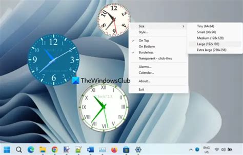 Best Free Desktop Clock Widgets For Windows 11 10