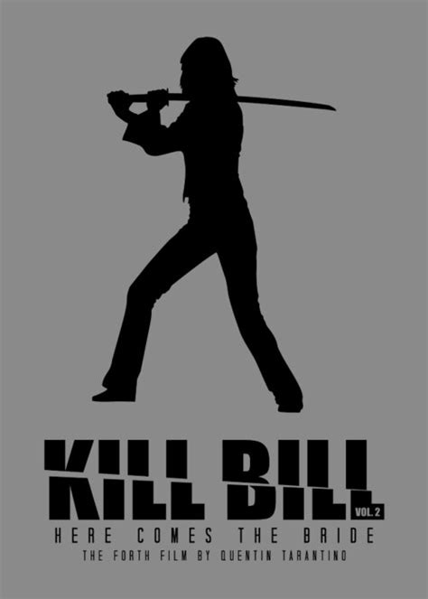 Kill Bill Poster Black And White