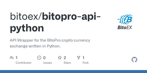 GitHub Bitoex Bitopro Api Python API Wrapper For The BitoPro Crypto