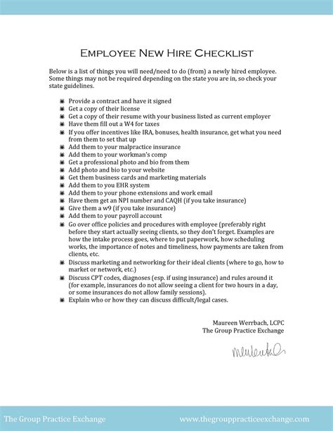 50 Useful New Hire Checklist Templates & Forms ᐅ TemplateLab