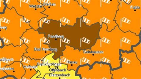 Wetter im Wetteraukreis DWD spricht für heute Warnung aus