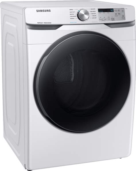 Samsung 7 5 Cu Ft Stackable Electric Dryer With Steam And Sensor Dry