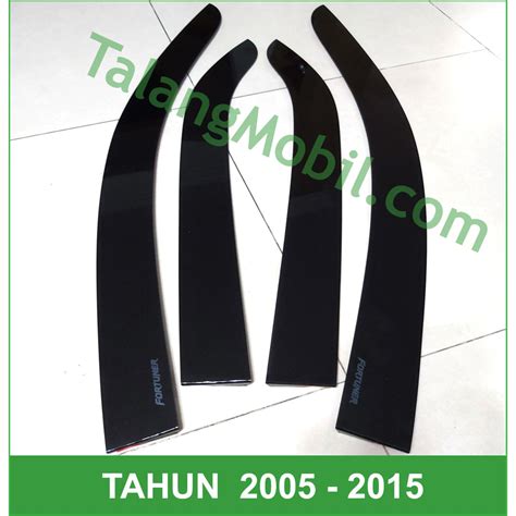 Jual Talang Air Mobil Toyota Fortuner Model Slim Rata Datar Flat