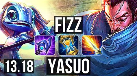 FIZZ Vs YASUO MID 7 Solo Kills 1 5M Mastery 700 Games Legendary