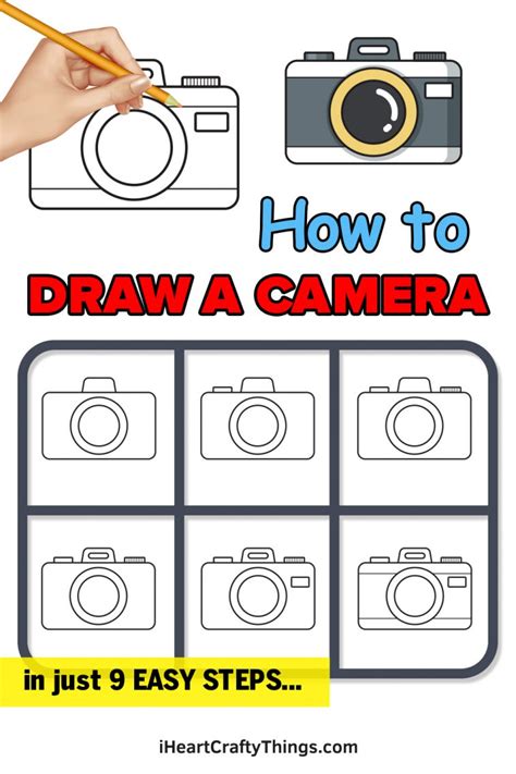 Camera Drawing How To Draw A Camera Step By Step