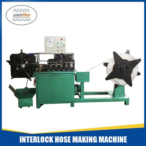 Interlock Flexible Hoses Forminging Machine For Car Exhaust Pipe