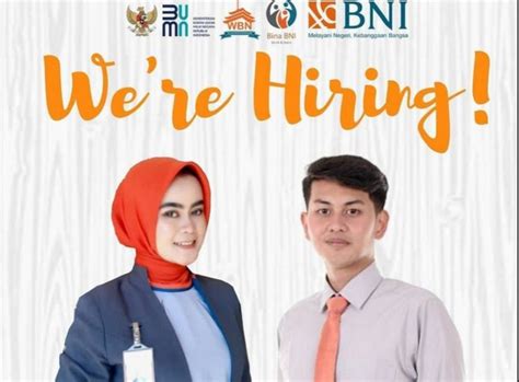 Bank Bni Buka Lowongan Besar Besaran Untuk Banyak Penempatan Sma