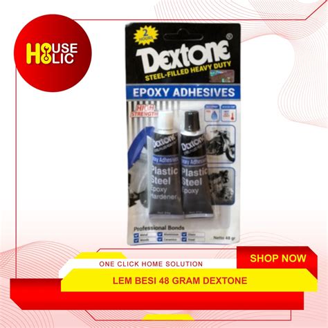 Jual Lem Besi 48 Gram Lem Plastic Steel Epoxy Adhesives Dextone Shopee Indonesia