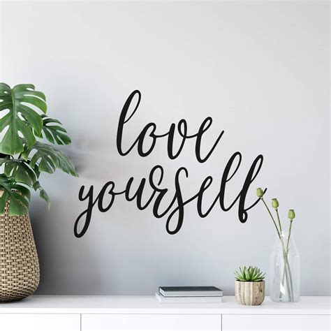 Wall sticker Love yourself | wall-art.com