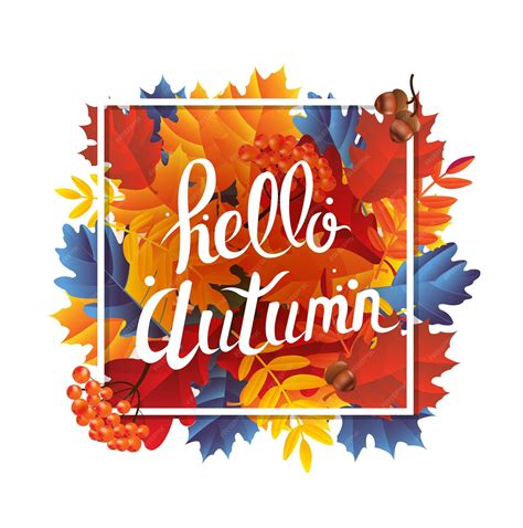 Premium Vector Autumn Banner With Orange And Yellow Paint