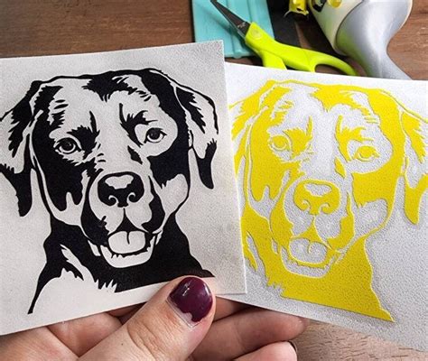 Labrador Decals Labrador Dog Stickers Permanent Vinyl Decals Dog