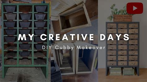 DIY Cubby Makeover YouTube