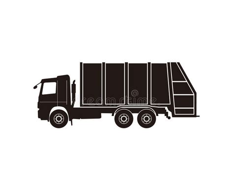 Garbage truck icon stock illustration. Illustration of package - 144828997