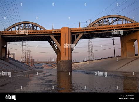 6th Street Bridge Over The Los Angeles River Downtown Los Angeles