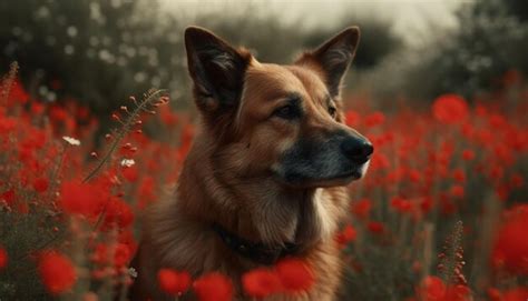 Niedlicher reinrassiger deutscher schäferhund welpe der auf einer