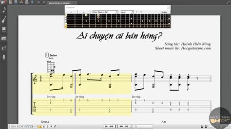 Ai ChuyỆn CŨ BÁn KhÔng Trúc Nhân Guitar Solo Tab Youtube