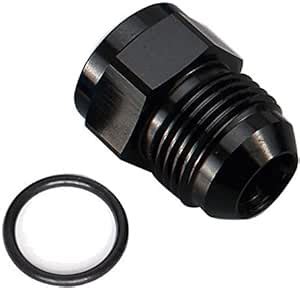 AC PERFORMANCE Black Aluminum 12 An Female To Male 8 An Flare Hose