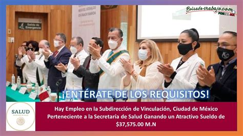 Hay Empleo En La Subdirecci N De Vinculaci N Ciudad De M Xico