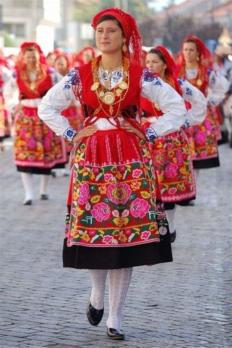 Traditional Costumes From Portugal Southern Europe Between Spain