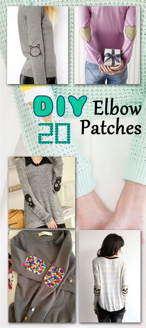 20 DIY Elbow Patches - Hative