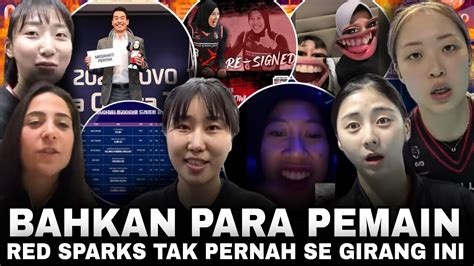 Bahagia Terkejut Campur Aduk Reaksi Para Personil Red Sparks Saat