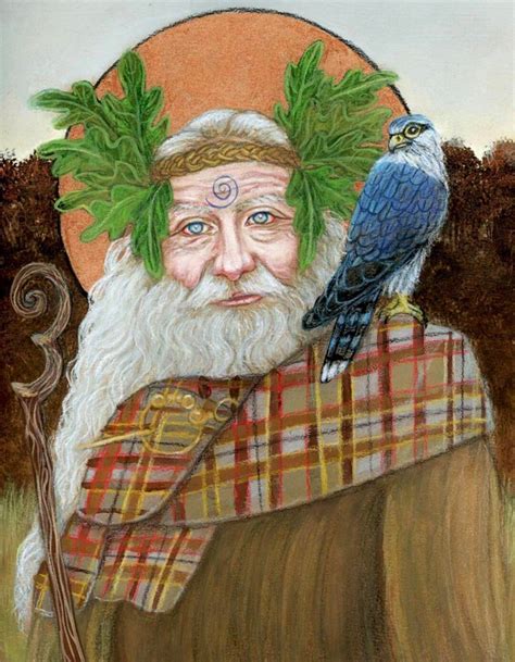 Merlin Druid Wizard Shaman Fine Art Print Of The Original Painting By