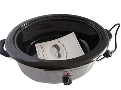 Amethyst Lake Hot Stones Massage Set With Warmer Pot Basalt Hot Stone Quart Oven Water