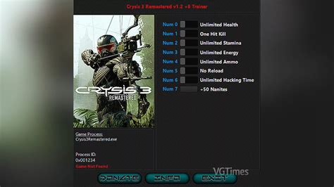 Crysis Remastered Trilogy Trainer Crysis Remastered