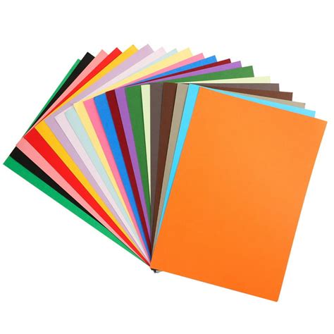 Premium Color Card Stock Paper 50 Per Pack Superior Thick 42 Off