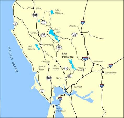 Lake Berryessa Map Pdf