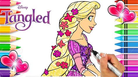 Princess Coloring Pages Printable Rapunzel