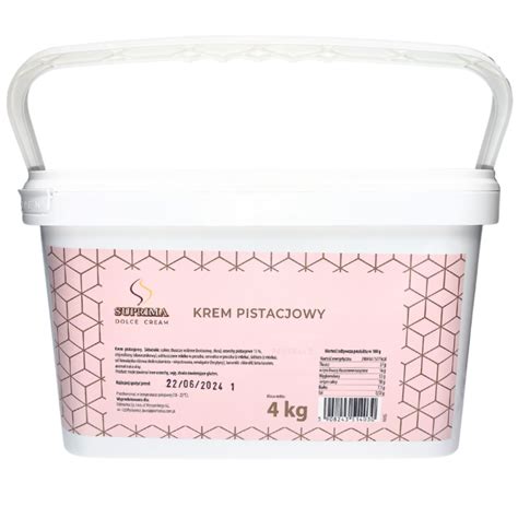 Krem Pistacjowy Suprima Dolce Cream Pistacja 4 Kg Sklep Polmarkus