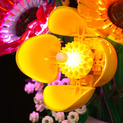 LocoLee LED Licht Kit für Lego 10313 Wildblumen Bouquet Dekor