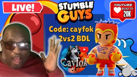 STUMBLE GUYS DUO TOURNAMENT STUMBLE LIVE CAYFOK 2V2 STUMBLE GUYS