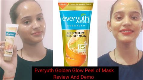 Everyuth Naturals Golden Peel Of Mask Demo And Review Everyuth