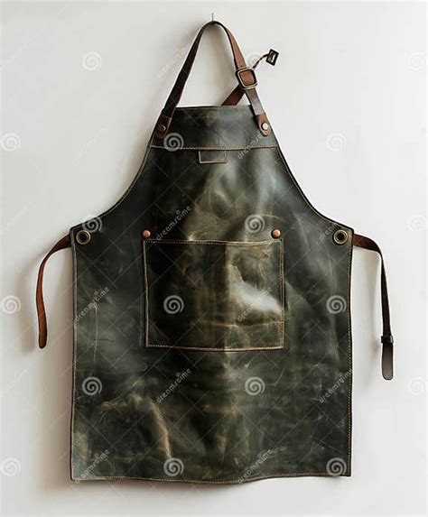 Black Kitchen Apron Background Stock Illustration Illustration Of