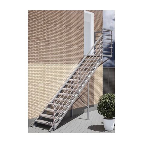 Escalier Exterieur Avec Plateforme