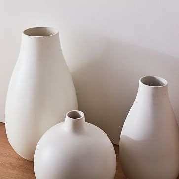 Oversized Pure White Ceramic Collection West Elm