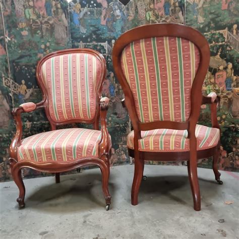 Proantic Paire De Fauteuils D Poque Louis Philippe En Acajou