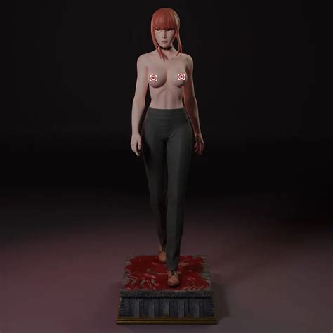 Sexy Chainsaw Man Makima Figurine D Print Model Stl