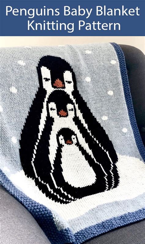 Knitting Pattern For Penguins Baby Blanket Artofit
