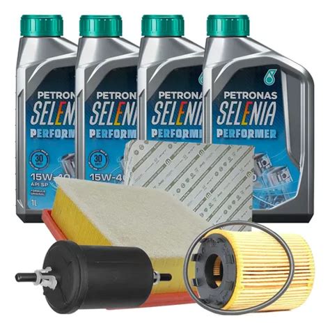 Kit Oleo 15w40 Selenia Performer Filtros Punto Linea T Jet