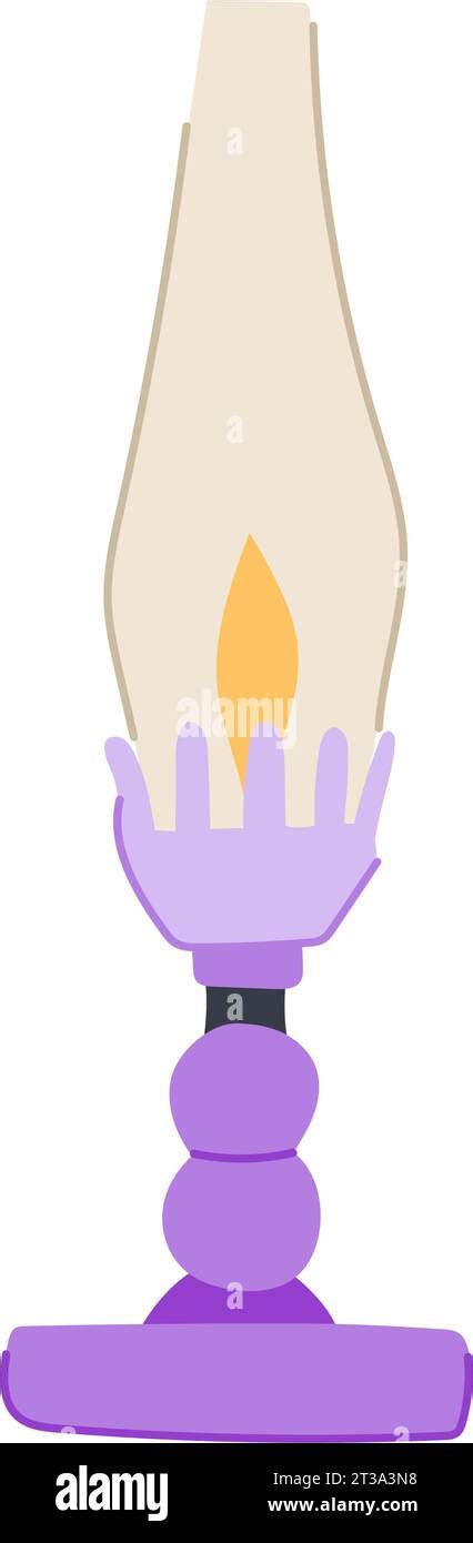 Old Kerosene Lamp Cartoon Vector Illustration Stock Vector Image Art