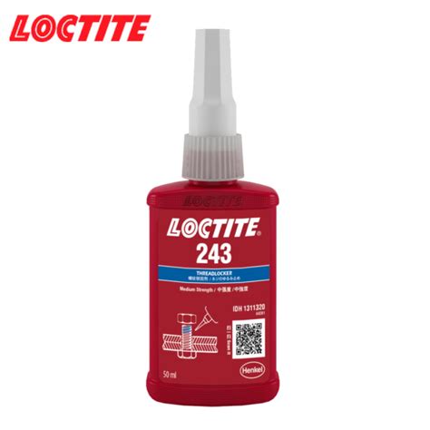 楽天市場ポイント5倍LOCTITE ネジロック 243 50ml ロックタイト 1311320 ネジのゆるみ止め用接着剤 中強度