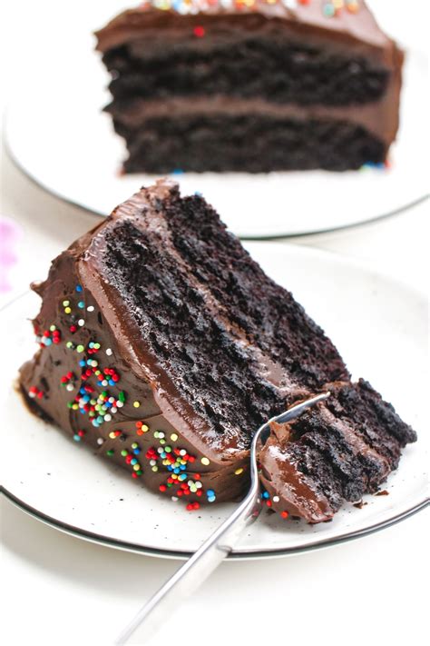 Ultimate Vegan Chocolate Cake Vegan Chocolate Cake Super Fudgy