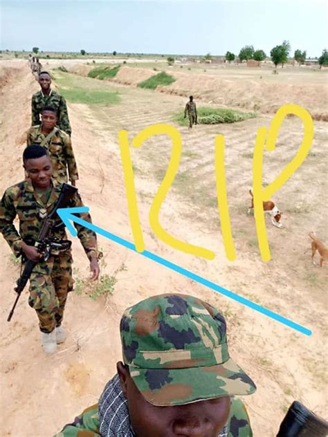 Photos Gallant Young Soldier Killed As Troops Foil Boko Haram Attack