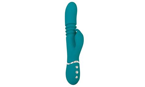 Adam And Eve Eves Rechargeable Thrusting Rabbit Green Groupon